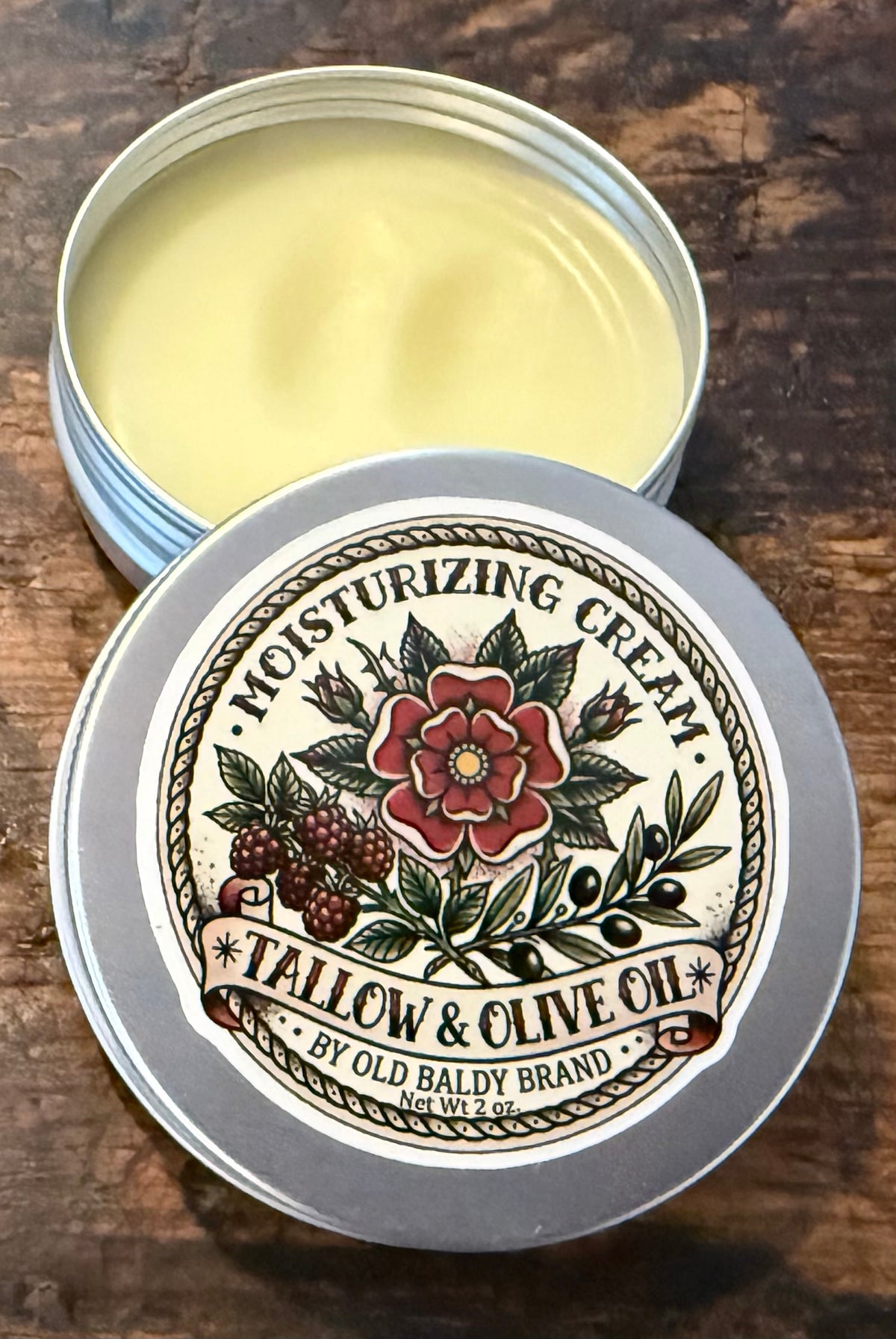 Tallow & Olive Oil Moisturizing Cream
